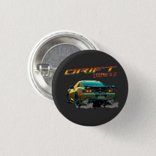 DRIFT LEGEND SUPRA MK4 - ANIME STIJL RONDE BUTTON 3,2 CM
