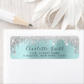 Drift Silver Grey Royal Blue RSVP Bridal Etiket (Insitu)
