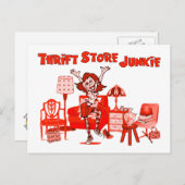 Drift Store Junkie Briefkaart (Voorkant / Achterkant)