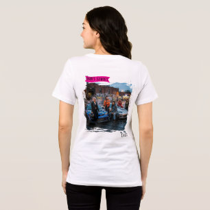 DRIFT STREET CREW Vrouwen, Meisjes, Auto's & Nacht Tri-Blend Shirt