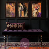 Driftige Boho Vogel & Vogelkooi Patchwork Kunst Tissuepapier