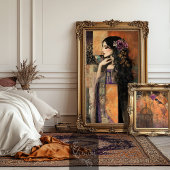 Driftige Boho Vogel & Vogelkooi Patchwork Kunst Tissuepapier