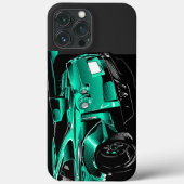 DRIFTING GROENE JAPANSE TUNED AUTO Case-Mate iPhone CASE (Achterkant)