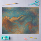 Drifting Siren – Flowing Tail Mermaid Fantasy Tissuepapier (Craft)