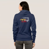 Drifting | Sweat à capuche zippe pour femme (Dos entier)