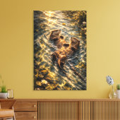 Drifting Together | Otter Art | Toile Tendue (Insitu(Salon))