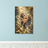 Drifting Together | Otter Art | Toile Tendue (Insitu (Plancher de Bois))