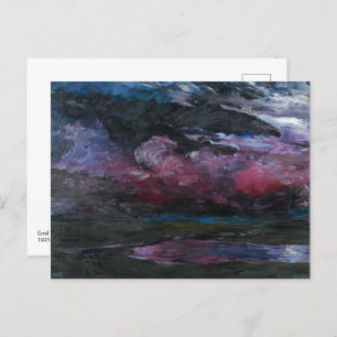 Drifting zware wolken   Emil Nolde   Briefkaart