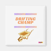 driftkampioen magneet (Voorkant)