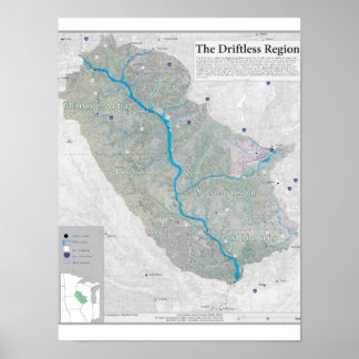 Driftless-regio poster
