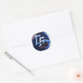 Driftstyle rook vierkante sticker (Envelop)