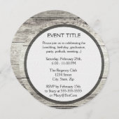 Driftwood achtergrond kaart (Voorkant / Achterkant)