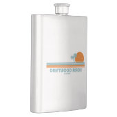 Driftwood Beach Georgia Sun Palm Trees Flacon (Rechts)