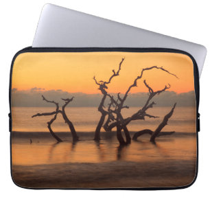 Driftwood Beach op Sunrise Jekyll Island Georgia Laptop Sleeve