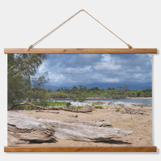 Driftwood Beach Scene Hangend Wandkleed