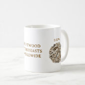 DRIFTWOOD ENTHUSIASTS WORLDWIDE. D.E.W. MUG (Devant droit)