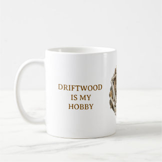 DRIFTWOOD-GEÏNSPIREERDE WITTE KERAMISCHE MOK