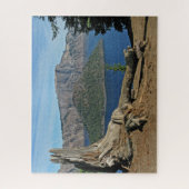 Driftwood in het krater Lake Oregon Design Puzzle Legpuzzel (Verticaal)