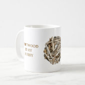 DRIFTWOOD-INSPIRED WHITE CERAMIC MUG KOFFIEMOK (Voorkant links)