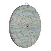 Driftwood Ocean Beach House Coastal Seashore Dartbord (Voorkant Links)