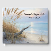 Driftwood On a Morning Beach Gastenboek (Voorkant)