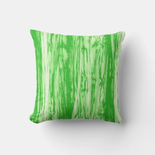 Driftwood patroon - kalkgroen en wit kussen