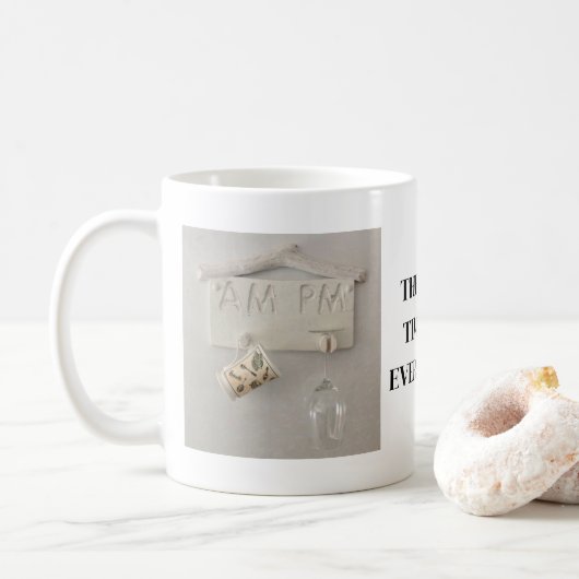 DRIFTWOOD THEMED COFFEE MUG (Avec donut)
