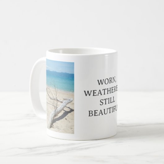 DRIFTWOOD THEMED COFFEE MUG (Devant gauche)
