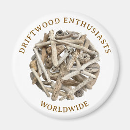 DRIFTWOOD THEMED MAGNET. FRIDGE MAGNET MAGNEET