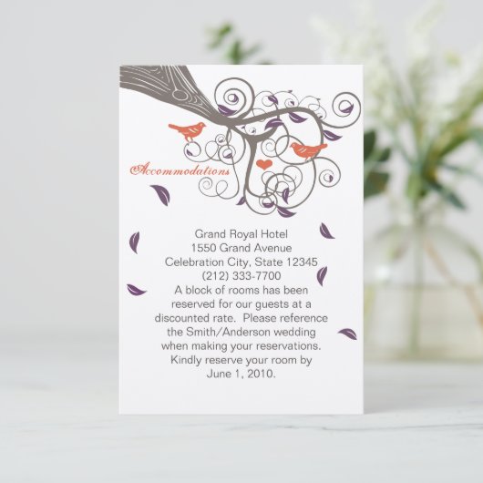 Driftwood Tree Paarse lefzwenkbrauwen Informatiekaartje (Staand voorkant)