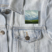 Drifwolken Vierkante Button 5,1 Cm (In situ)