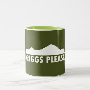 Driggs Idaho alstublieft Tweekleurige Koffiemok