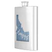 Driggs Idaho Wood Grain Flacon (Links)