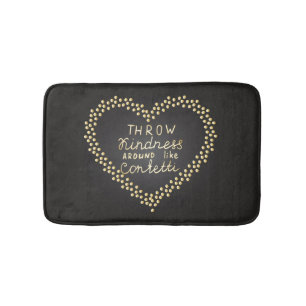 Drijf de Confetti rond Badmat