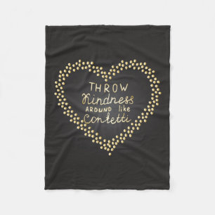 Drijf de Confetti rond Fleece Deken