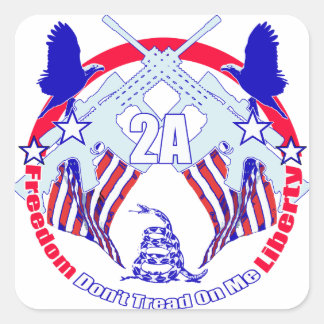 Drijf me niet op 2A Vierkante Sticker