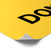 Drijf niet op Poster (Hoek)