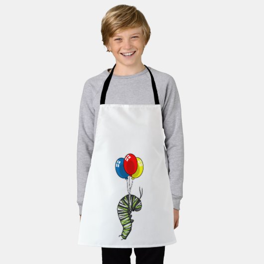 Drijfbalon Schort (Gedragen)