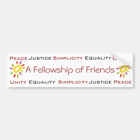 Drijfbumper Bumpersticker (Voorkant)