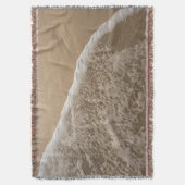 Drijfdeken met afbeelding water op het strand deken (Voorkant Verticaal)