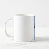 Drijfhout op het strand koffiemok (Links)