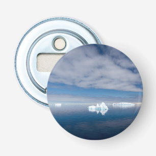 Drijfijs in Antarctica Button Flesopener