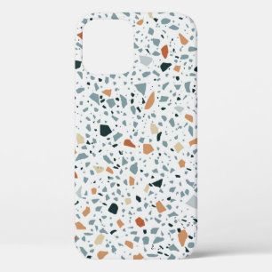 Drijfmolen van de Terrazzo, naadloos, met de hand  iPhone 12 Hoesje
