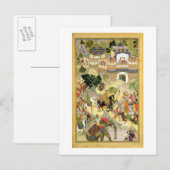 Drijfschip van keizer Akbar in Surat, van Briefkaart (Voorkant / Achterkant)