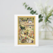 Drijfschip van keizer Akbar in Surat, van Briefkaart (Staand voorkant)