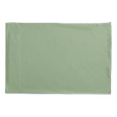 Drijfslang, groen, minimalistisch beddengoed kussensloop (Achterkant-Links)