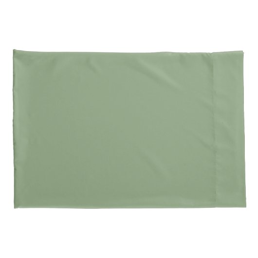 Drijfslang, groen, minimalistisch beddengoed kussensloop (Achterkant-Rechts)