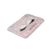 Drijft de Silver Glam Name Eyes Lashes Glitter Blu Badmat (Gekanteld)