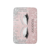 Drijft de Silver Glam Name Eyes Lashes Glitter Blu Badmat (Voorkant Verticaal)