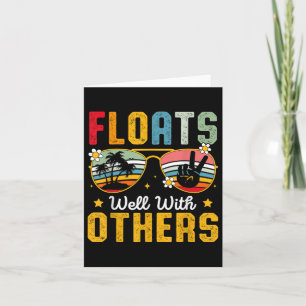 Drijft goed met anderen Funny River Tubing Floats Kaart